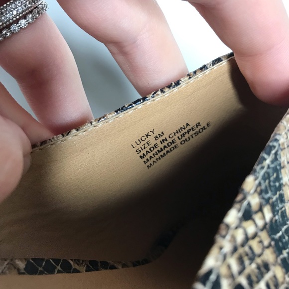 Coconuts by Matisse Snake Print ‘Lucky’ Mules - Picture 6 of 7